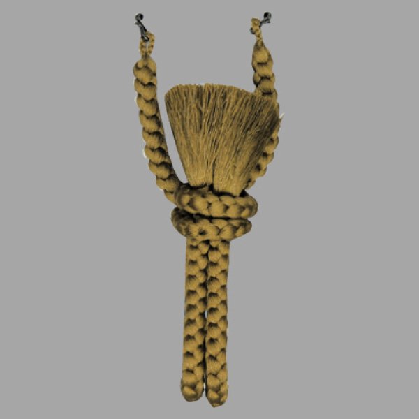 画像1: 正絹金茶羽織紐（丸一重結び/箱入り） (1)