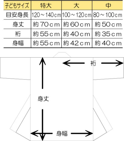 画像3: 子ども祭り法被【激安安心品質】 (3)