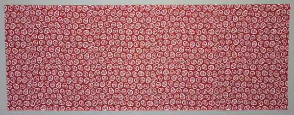 画像2: 小紋柄手拭い【だるま】 (2)