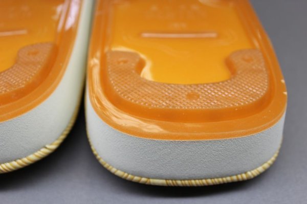 画像2: 男性用アメ底草履【白鼻緒の大きいサイズ】 (2)